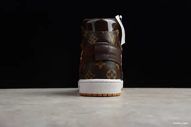 Cheap Husky Off-Louis Air x AQ0818-158 OW Jordan 1 AJ1 0505